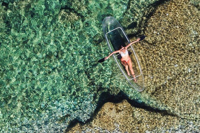 1.5-hour Clear Kayak Rentals: Explore Verudela Cave & Islands - Your 1.5-hour flow: training, paddling, and quick water breaks