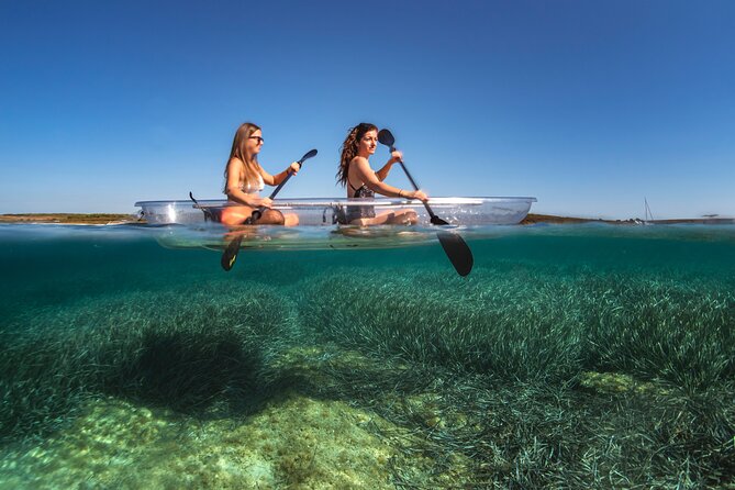 1.5-hour Clear Kayak Rentals: Explore Verudela Cave & Islands - Swimming breaks and masks: how to maximize the “clear water” vibe