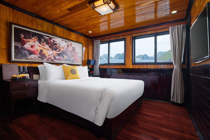 1 night Halong Bay Cruise-Titov Island,Surprise Cave,kayak,meals - The Sunset Party and On-Board Fun: Expect Energy, Not Quiet
