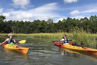 2-Hour Guided Kayak Eco Tour in Charleston - Meet at Bowens Island: the safety talk and kayak controls you’ll use right away