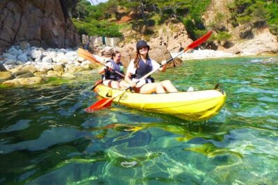 2h Guided Kayak Tour on the Costa Brava - Getting from Lloret de Mar to the coves: Fenals and Cala Sa Boadella