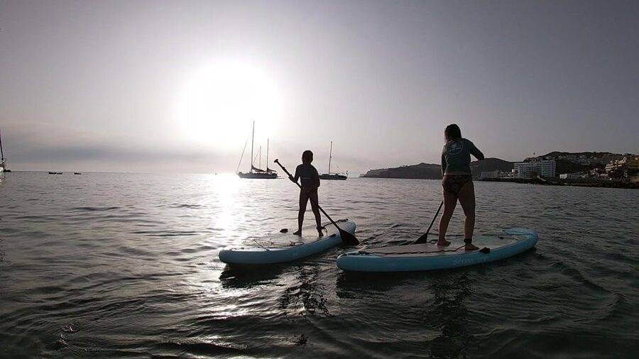 2h Sunset Paddle Board Session in Gran Canaria - How the 2 hours actually flow on the water