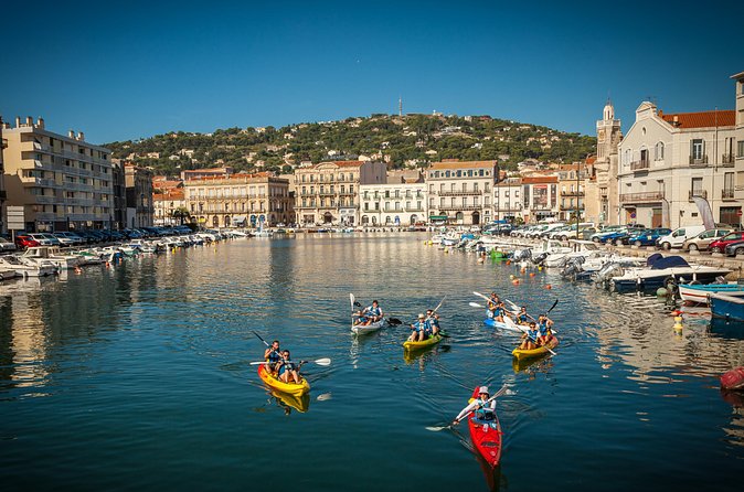 3 Hour Sea Kayak Trip in the Canals of Sete - A Breakwater Stop and the Swim Moment