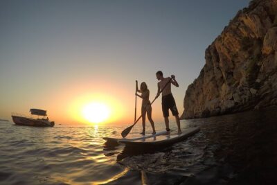3 Hours by Boat with Paddle Surf Course, Snorkel and more - The 3-hour flow: SUP practice first, snorkel after