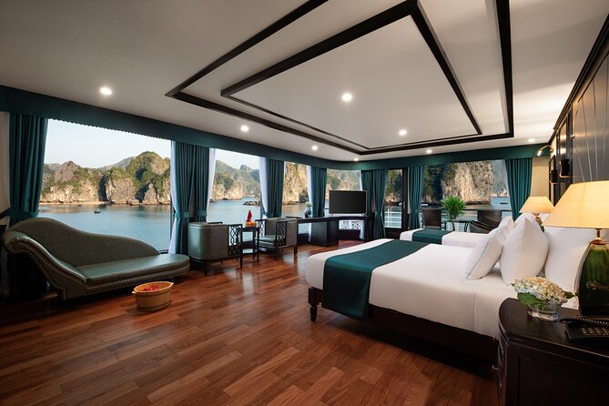 3D2N Luxury HaLong Bay with Aspira Cruise: kayak, Cat Ba island - Getting There: Tuần Châu Wharf and Hanoi Old Quarter Timing