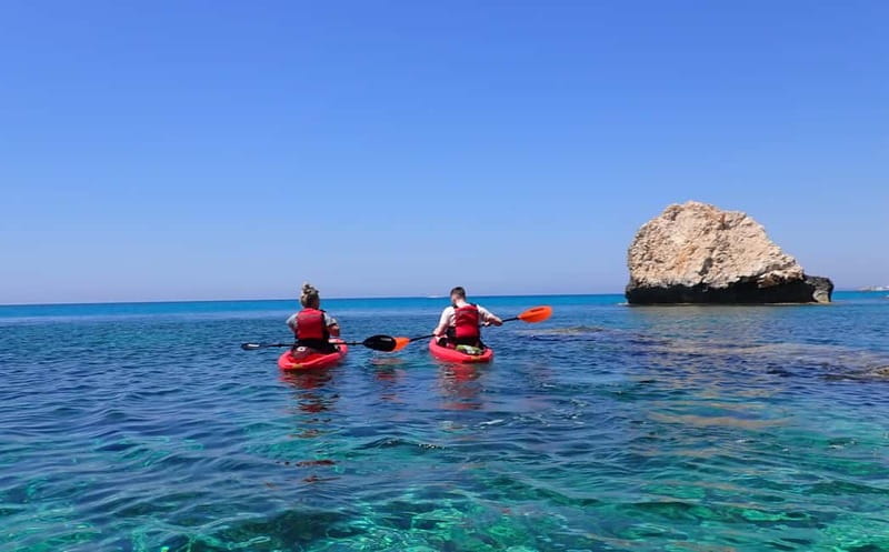 4-hour Ayia Napa SeaCaves Guided Kayaking from Limnara beach - Limnara Beach Start: The Westbound Paddle Toward Glyky Nero
