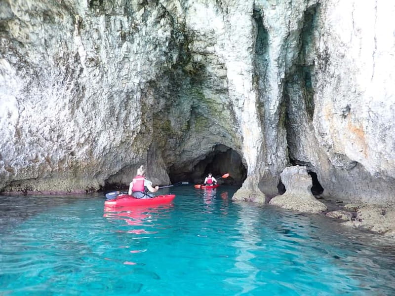 4-hour Ayia Napa SeaCaves Guided Kayaking from Limnara beach - What’s Included for $182: Value vs. What You Need to Bring