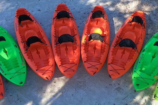 4 Hour Tandem Kayak Rental For Two People In Crystal River, Florida - First, Know What You’re Renting: Crescent Tandem Kayak Setup