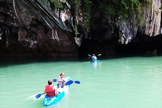 A full day exploring kayaking 3 islands (Talabeng sea cave) - Pickup, Longtail Boat Rides, and How the Day Flows