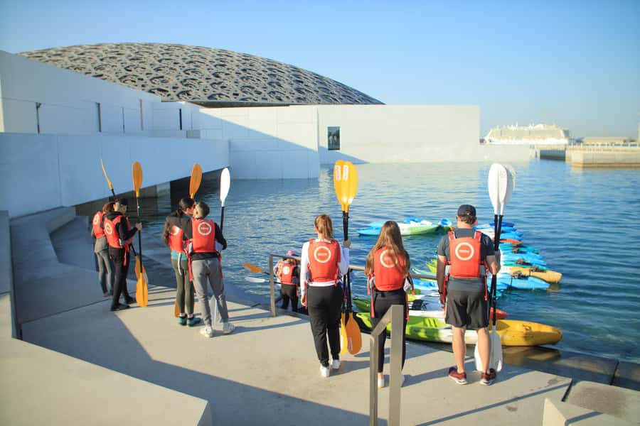 Abu Dhabi: Guided Kayak Tour around Louvre - Gear and Comfort: The Wet-Part Truth