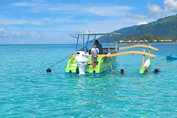 Activity/Excursion Lagoon Tour to Moorea by Canoe 6 hours - Snorkel Stops for Rays, Blacktip Sharks, and Underwater Tiki