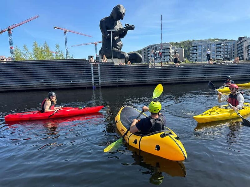 Akerselva River: Urban Paddling Adventure Kayak Tour - That tunnel segment: when you stop thinking and just paddle