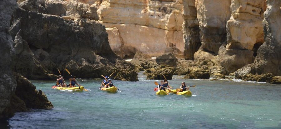 Albufeira: Algarve Kayak and Coastline Tour - Kayaking the bays, beaches, and caves: what the 2.5 hours feels like