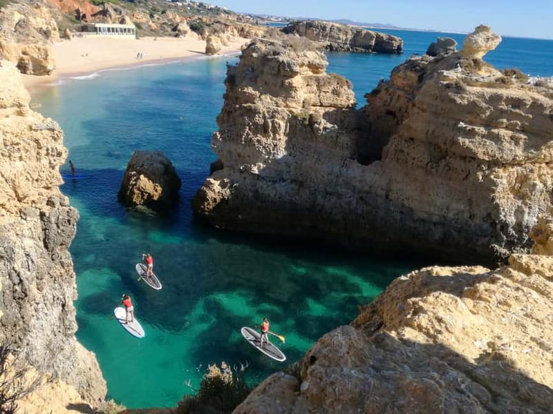 Albufeira: Caves and Beaches SUP Paddleboarding Tour - The 2-Hour Itinerary: From White Sand to Caves to a Quiet Desert Beach