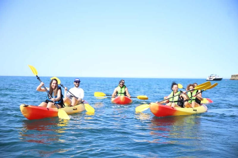 Albufeira: Caves and Cliffs Kayaking Tour - Meeting Point Tips: Find the Kiosk, Then Follow the Sand Kayaks