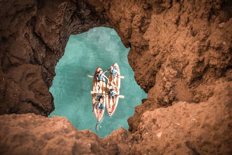 Albufeira: Caves and Cliffs Kayaking Tour - Cruising the Albufeira Coast: Praia da Coelha to Ninho das Andorinhas