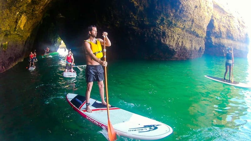 Albufeira: Caves and cliffs Paddleboarding (SUP) Tour - Safety and Conditions: How to Think About Waves and Caves