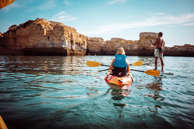 Albufeira Kayak Cave Tour – Hidden Beaches & Cliffs - The beach stops: Praia da coelhinha, Arrifes, São Rafael, and Castelo