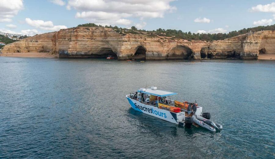 Albufeira Marina: Benagil Cave to Marinha Beach Kayak Tour - Kayaking Between Benagil and Marinha Beach: The Effort Reality Check
