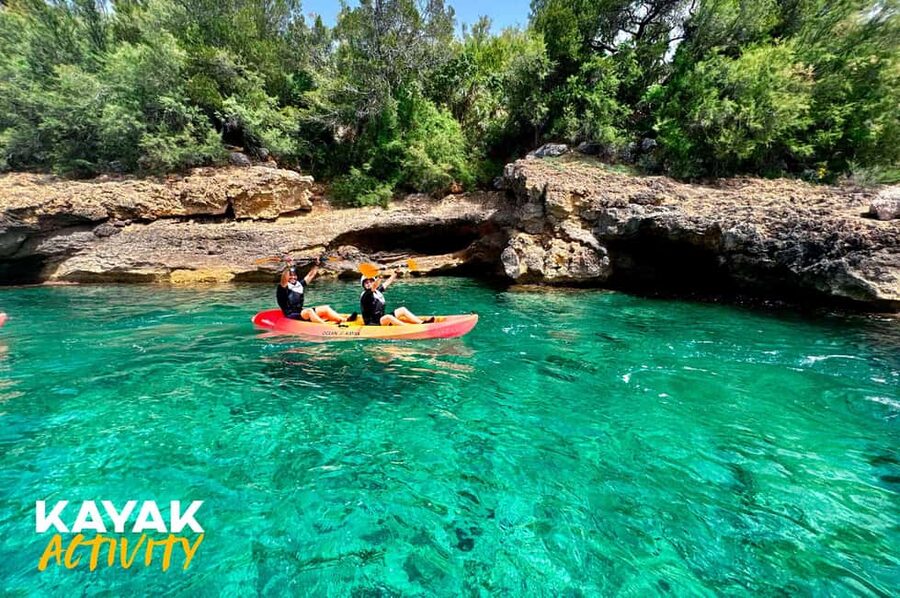 Alcudia: Kayak Tour with Snorkel & Sea Cave Swim - Sea caves and cliff-jump energy: the parts that people remember