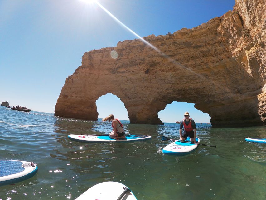 Algarve: Benagil Caves SUP Tour since 2016 - On the water for 90 minutes: how the route feels in real time