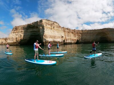Algarve: Benagil Caves SUP Tour since 2016 - Where you start: Praia de Benagil meeting point and the first 15 minutes