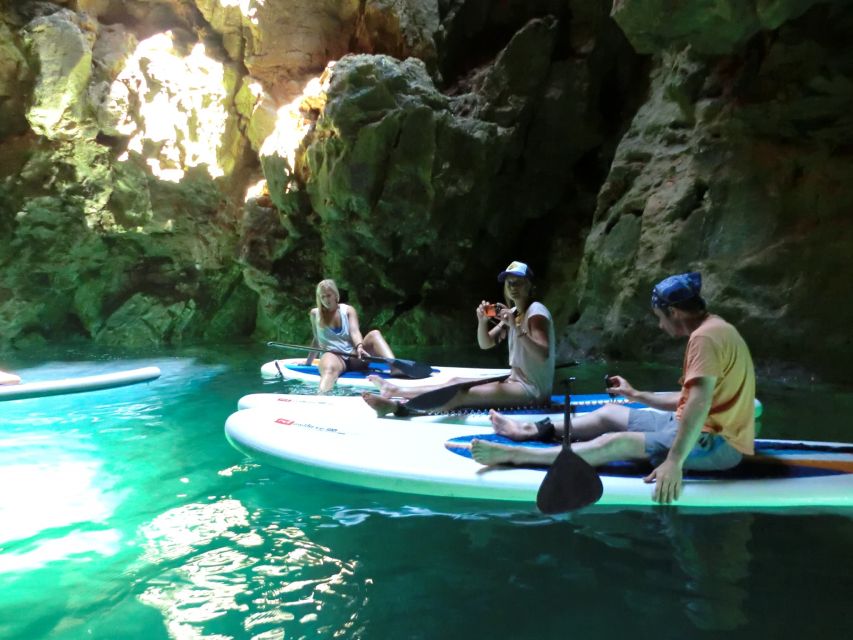 Algarve: Stand Up Paddle Tour w/ Snorkeling to Ingrina Caves - Snorkeling with Mask and Snorkel: Fish Below, Sea Birds Above