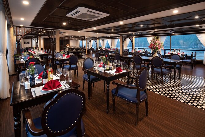 All-Inclusive 2 Day/1 Night Halong Luxury Cruise, Meals, Cave, Kayaking,Swimming - Kayaking, Swimming, and Squid Fishing: The Included Stuff That Makes It Worth Doing