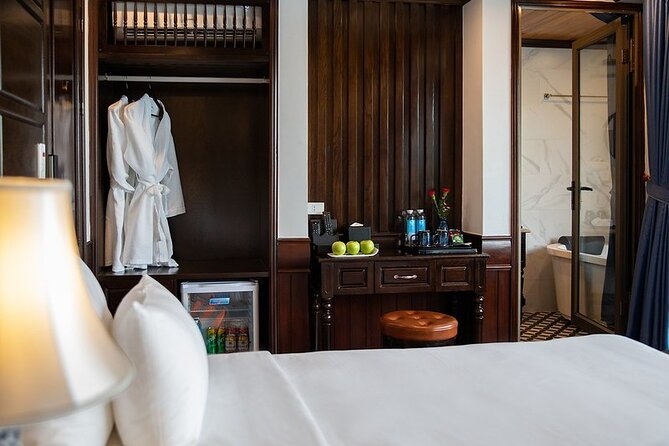 All-Inclusive 2 Day/1 Night Halong Luxury Cruise, Meals, Cave, Kayaking,Swimming - Day 1: Bai Tu Long to Sung Sot and Titop, With Dark & Bright Cave Energy