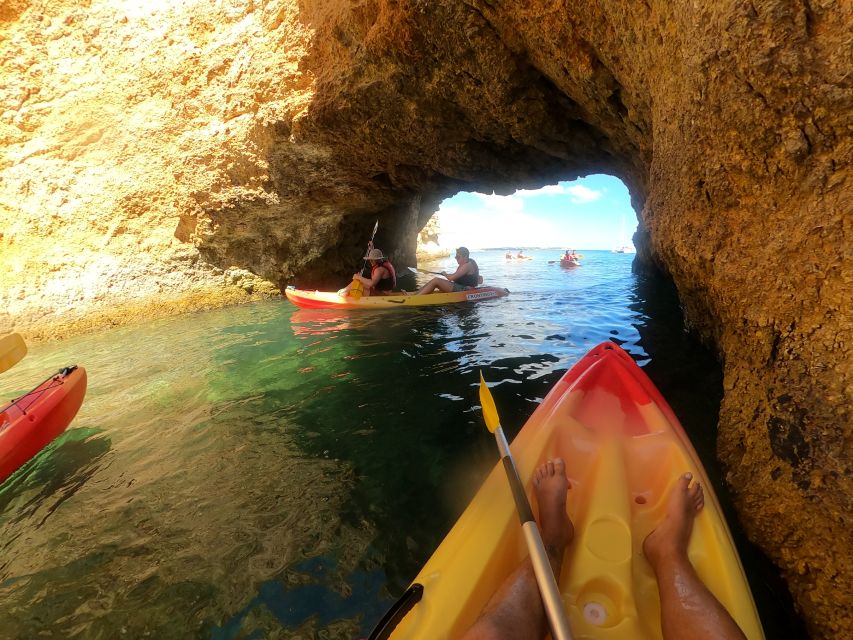 Alvor: Explore Caves Boat and Kayak Tour - Kayaking Into Cave Formations and Alcoves