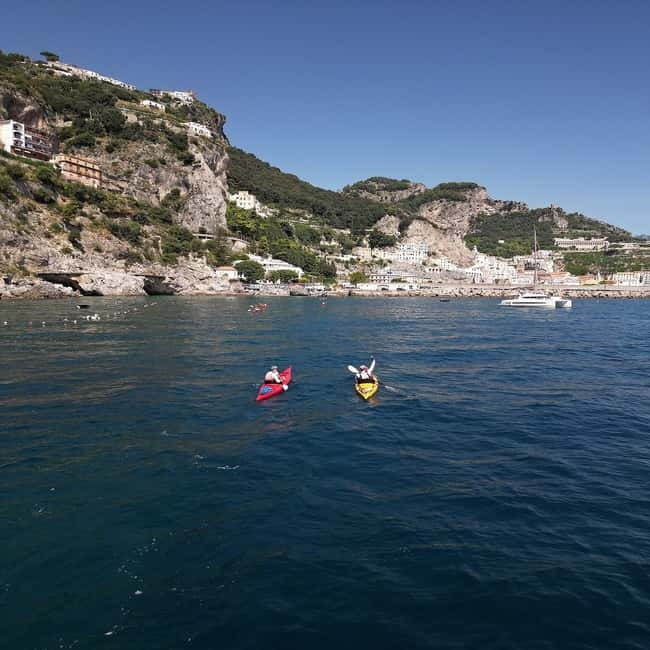 Amalfi Coast: Kayak, Snorkeling, Pandora Cave & Hidden Beach - Torre Normanna (Norman Tower): A History Stop You Actually See