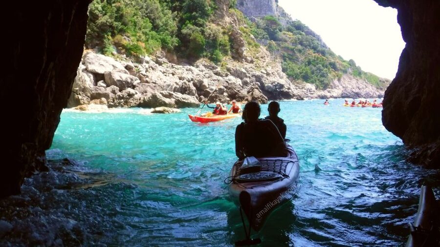 Amalfi Coast: Kayak Tour with Snorkeling and Grottoes Visit - Entering The Ride: Tonino’s Beach Club, Parking, and a 10-Minute Safety Start