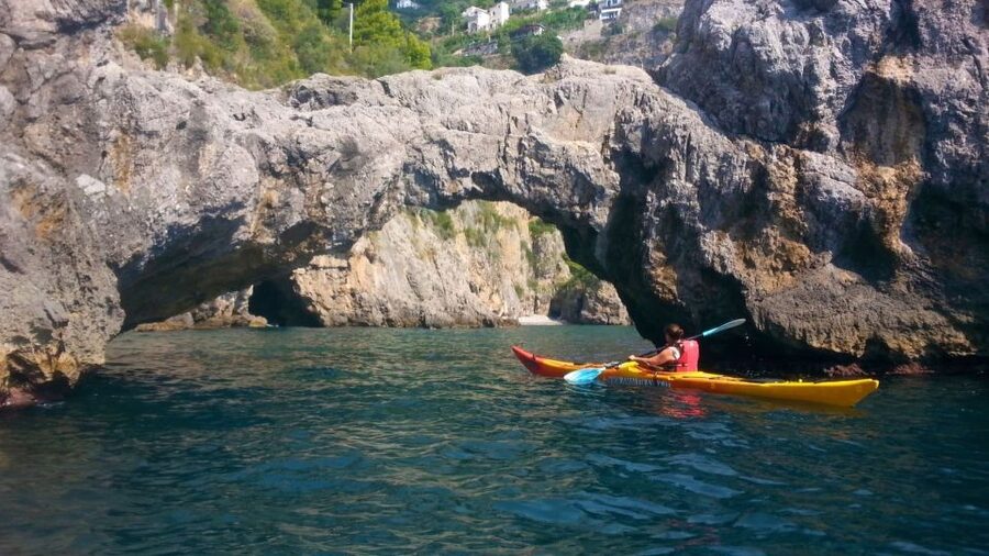 Amalfi Coast: Kayak Tour with Snorkeling and Grottoes Visit - Amalfi’s Coast From Water Level: Watch Towers, Sea Caves, and the Arc of Lovers