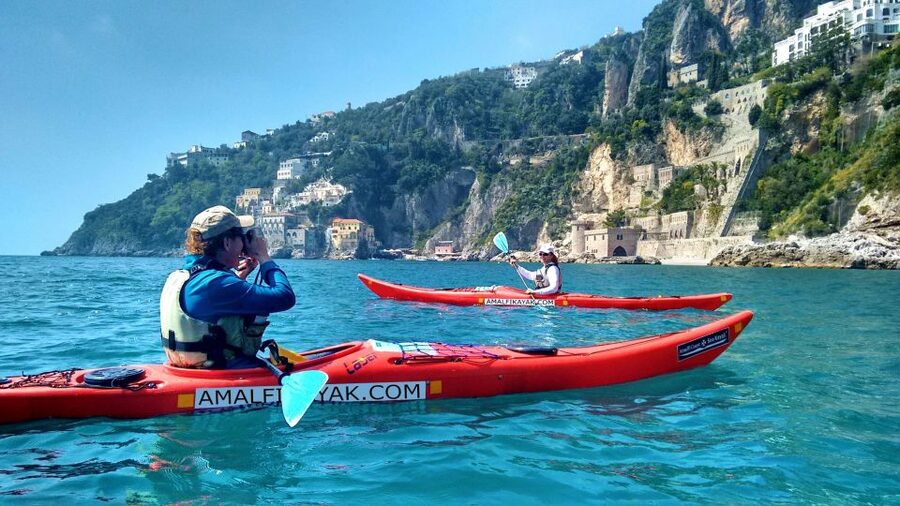 Amalfi Coast: Kayak Tour with Snorkeling and Grottoes Visit - Conca dei Marini to the Li Galli View: Big Names, Real Sea Views