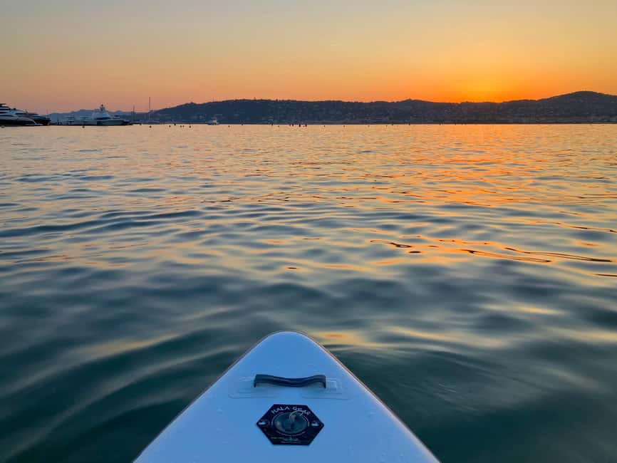 Antibes : 2-seat Paddle board Rental with photos & videos - First-Time-Friendly Setup at Plage de la Gallice (Juan-les-Pins)