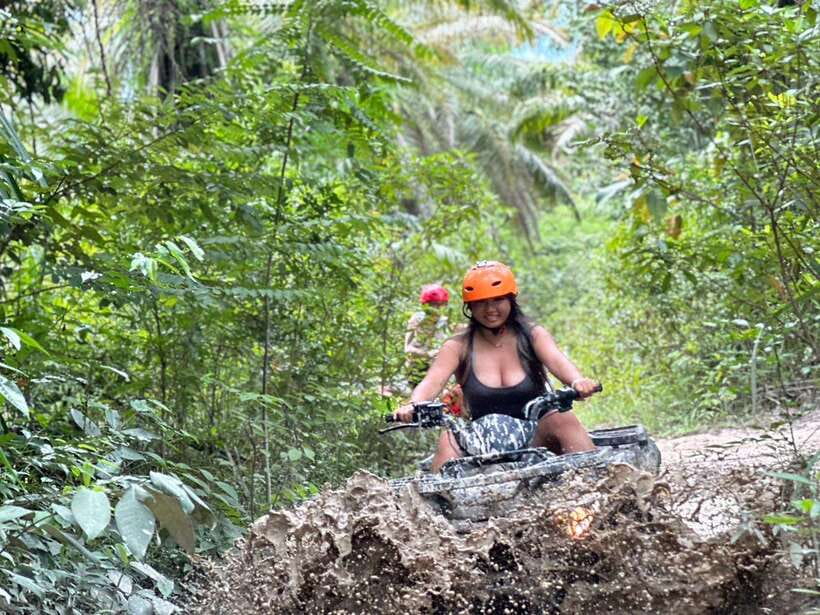 Ao Nang: Krabi kayaking and and ATV Extreme - The Nong Thale Break: Snorkeling, Swimming, Photos, and Snacks