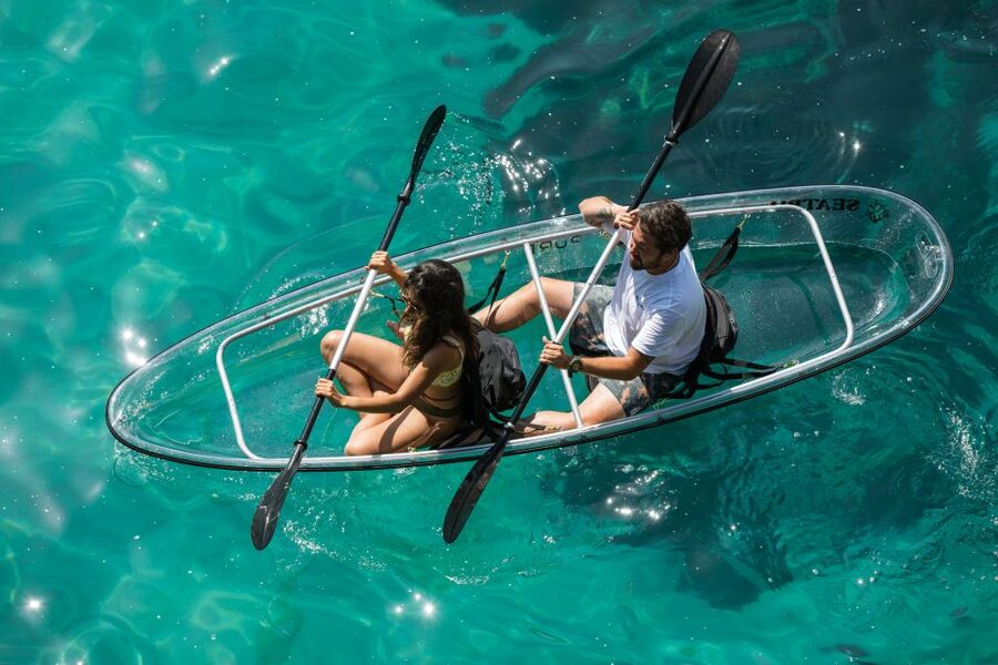 Arrábida: Guided Transparent Kayaking Tour - Galapinhos Beach: Snorkeling Time in a Secluded Setting