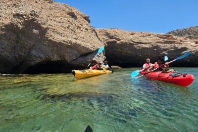 Athens: Kayak and Snorkeling at Caves and Hidden Beaches - From Ag. Dimitrios to the sea caves: what the paddling feels like
