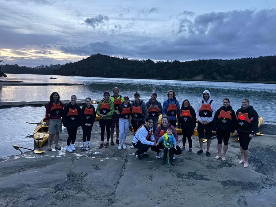 Auckland: Night Kayak Tour in Glowing Bioluminescent Waters - The paddle experience: blue trails, starry sky, and short bursts of wonder