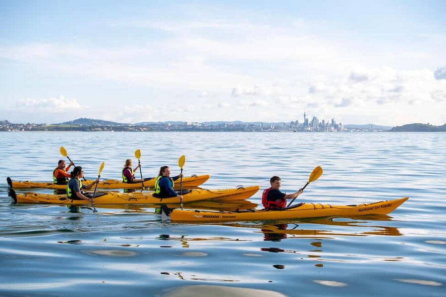 Auckland: Sunset & Night Sea Kayak Tour to Rangitoto Island - Kayaking back after dark: stars, city lights, and real night-water confidence