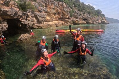 Award Winner Premium Kayak and Coasteering Adventure with Lunch - Portinho da Arrábida: the launch point and your first “sea legs” moment