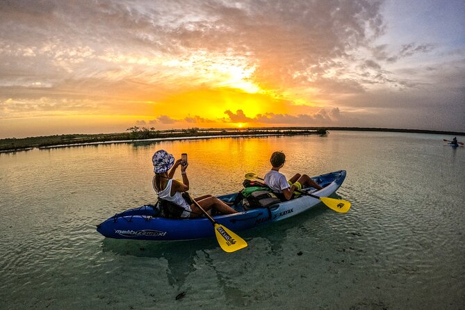 Bacalar Sunrise in Kayak - Entering the Lagoon Before the World Wakes Up