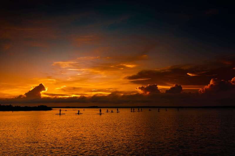 Bacalar: Sunrise Paddleboard Tour with Floating Picnic - Bird Island at sunrise: Wildlife viewing on Isla de los Pájaros