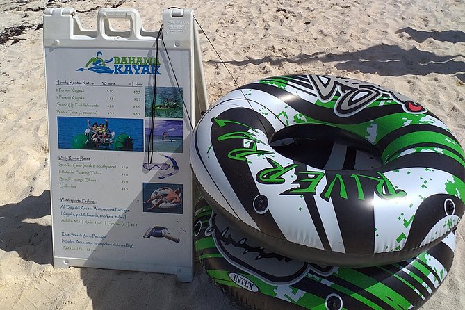 Bahama Kayak Full Day Water Sports Package at Junkanoo Beach - 10am check-in: gear setup and your first choices