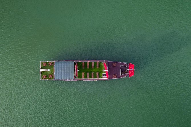 Bai Tu Long Luxury Day Cruise - Fishing Village, Kayak - Cruising back through Bai Tu Long: sunset timing and sundeck freedom