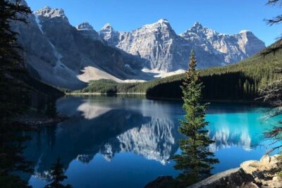 Banff/Canmore Moraine Lake & Lake Louise– Hike, Canoe or Sightsee - The morning ride: Vermilion Lakes views and wildlife corridor chances