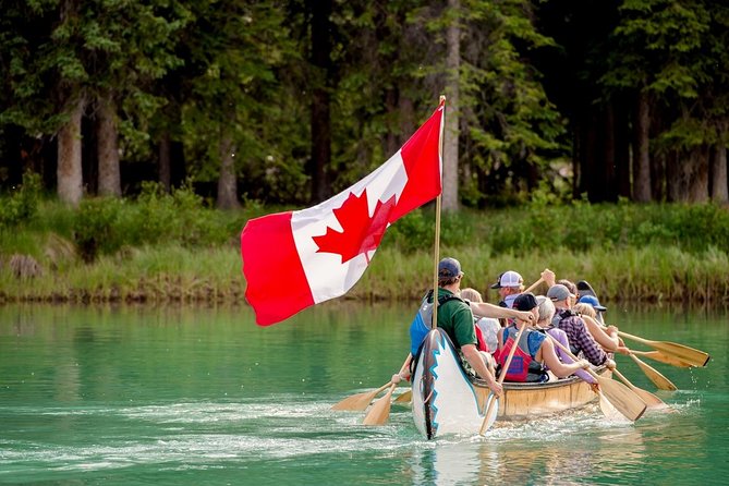 Banff National Park Big Canoe Tour - Bow River by Big Canoe: what this 12-seat ride is really like