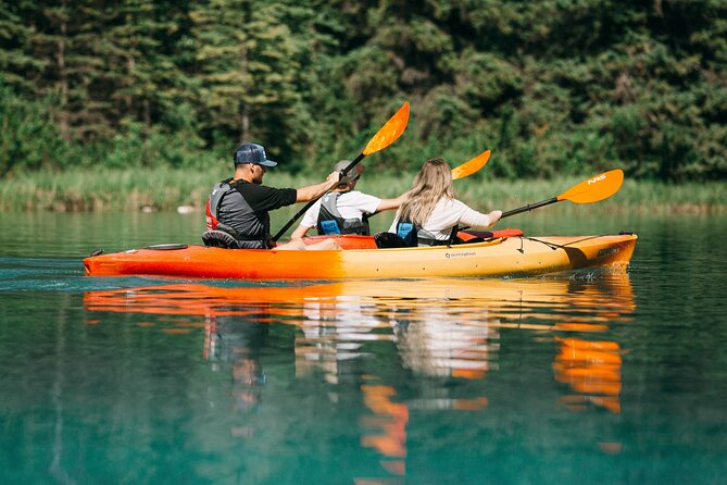 Banff National Park- Double Kayak Experience - Bow River time: turquoise water, gentle motion, and wildlife chances