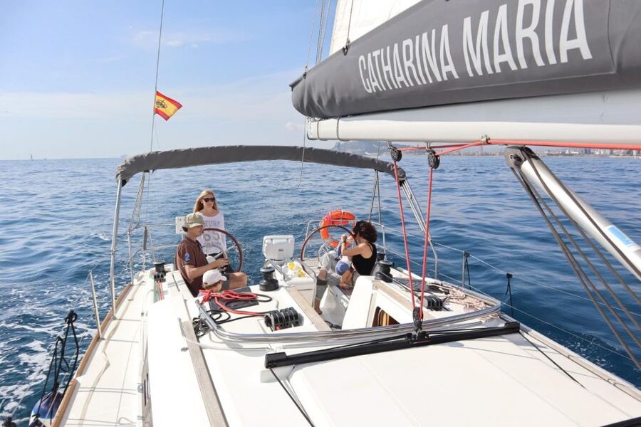 Barcelona: 2-Hour Sailboat Tour with Paddle Boarding - Price and value: $65 for 2 hours with sailing, water play, and drinks
