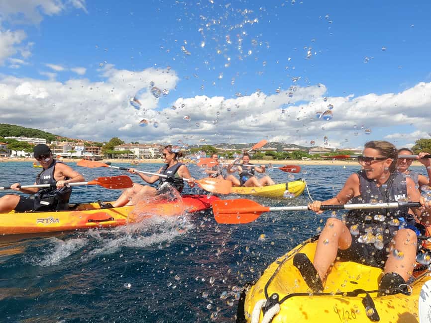 Barcelona: Costa Brava Kayak and Snorkel Tour with Lunch - From Arc de Triomf to Costa Brava: the smooth start